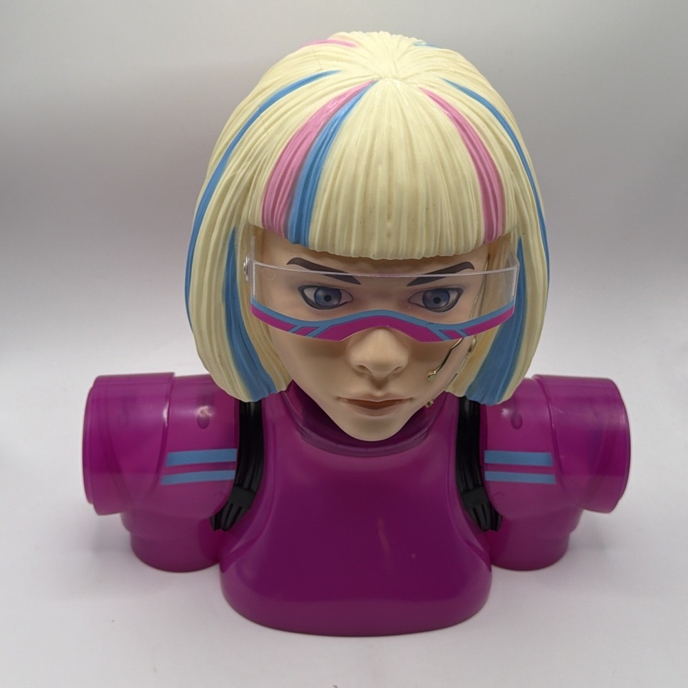 M3GAN 2.0 Cyberpunk Popcorn Bucket 2025 Megan Cinemark Theatre Exclusive